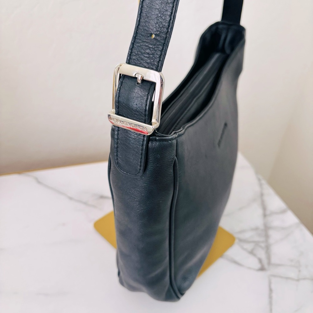 Balenciaga Black Leather‎ Women’s Shoulder Bag Luxury Designer - Picture 3 of 11